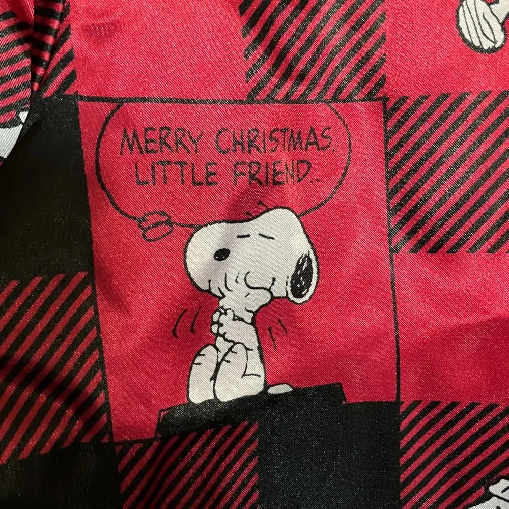 Justice Red and Black‎ Snoopy Pajama Set Long Sleeve and Pants NWT Size M 10